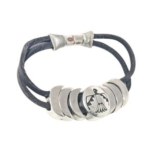 Thunderbird Protector Leather Bracelet w/ Magnetic Closure | Unisex